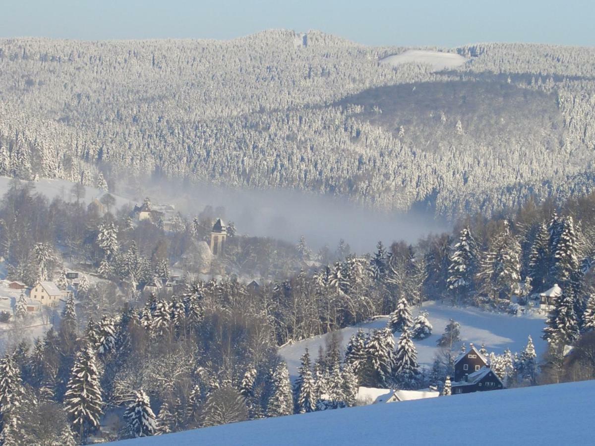 Ferienwohnung Koernerberg Klingenthal Buitenkant foto